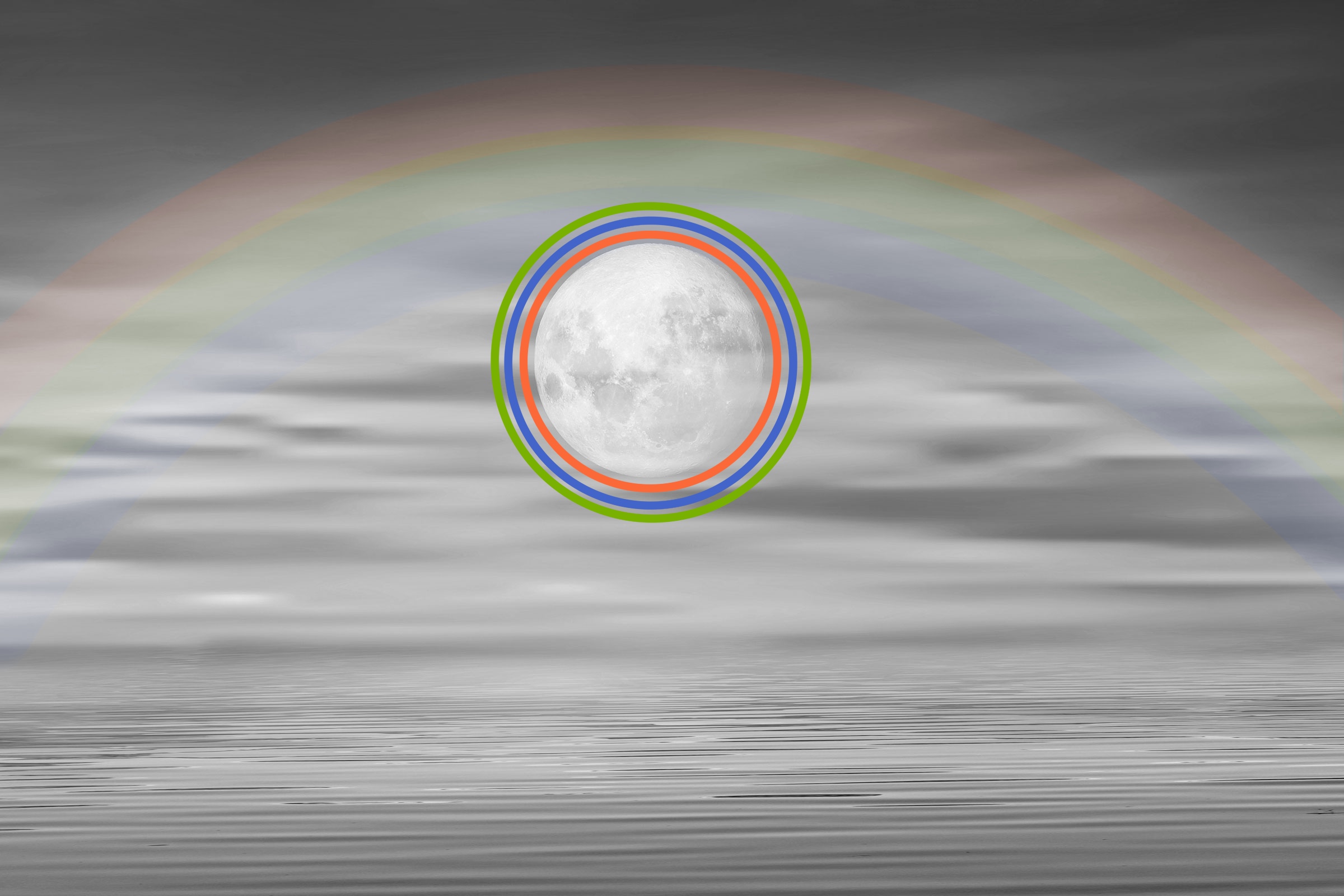 The moon can produce a lunar rainbow known as a “moonbow ...