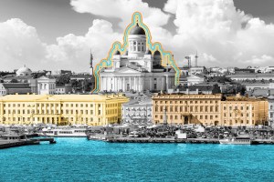 View of a skyline in Finland