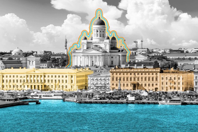 View of a skyline in Finland