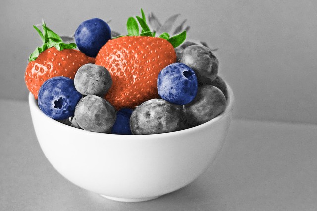 Bowl of assorted berries