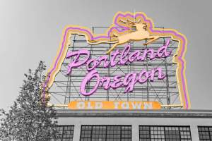 Portland Oregon sign