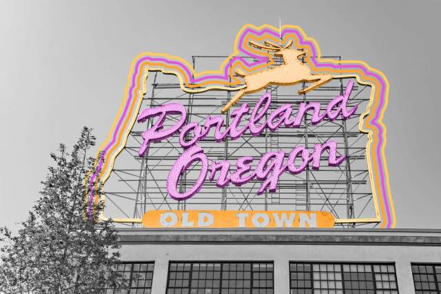 Portland Oregon sign