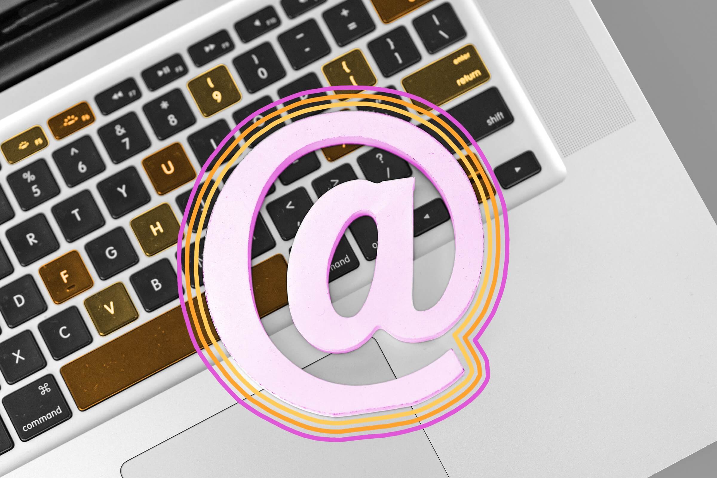 The @ symbol was invented more than 400 years before email ...